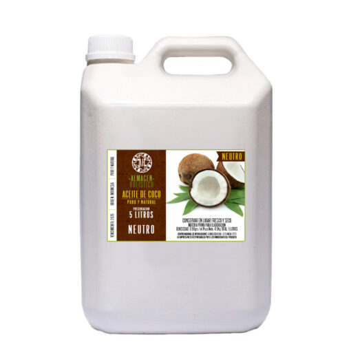 Aceite de Coco Natural Neutro 5 Litros