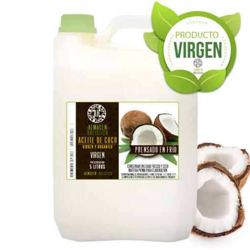 Aceite de Coco Virgen y Orgánico 5 Litros