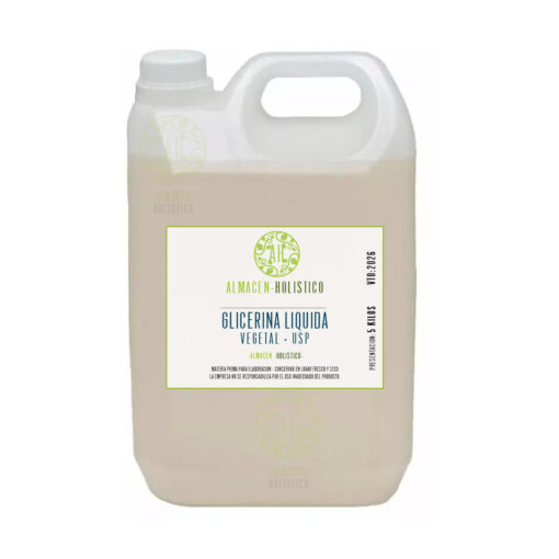 Glicerina Vegetal Liquida USP Bidon 5 Kilos