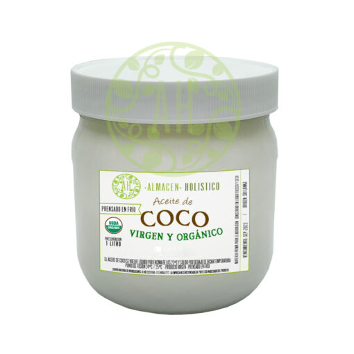 Aceite de Coco Virgen y Orgánico 1 Litro